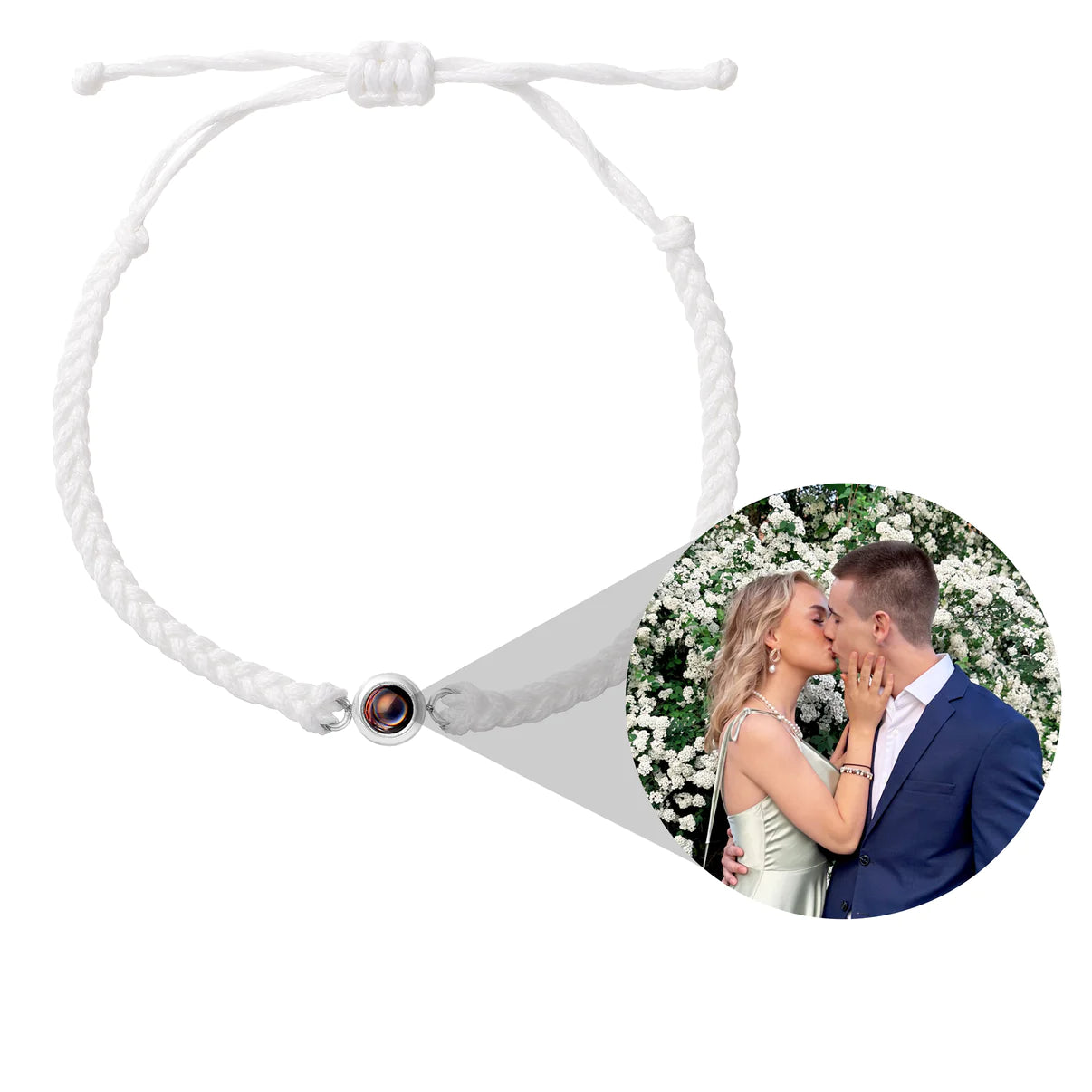 Pulsera personalizada con foto – Recuerdos dorados