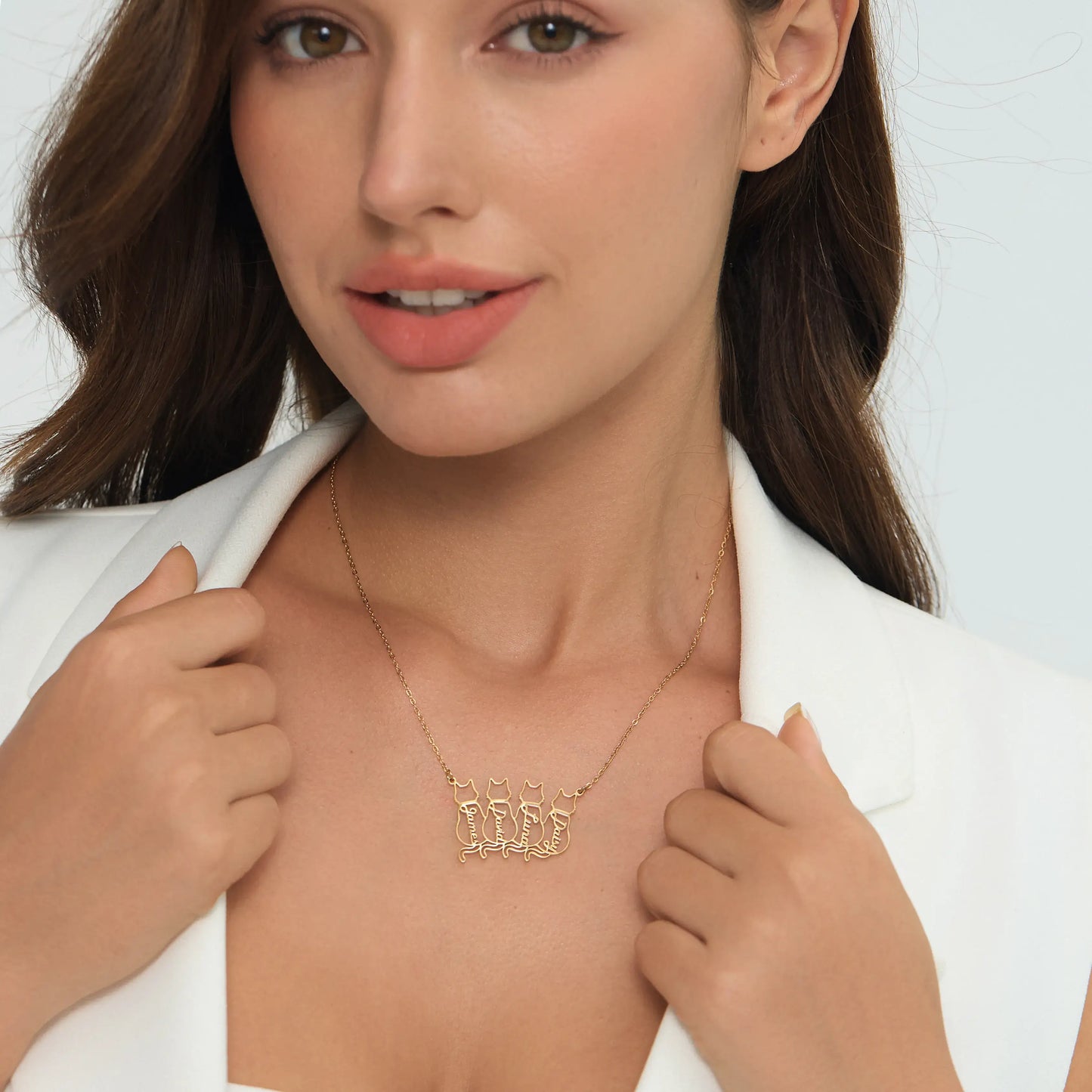 Collar personalizado con nombre de gato