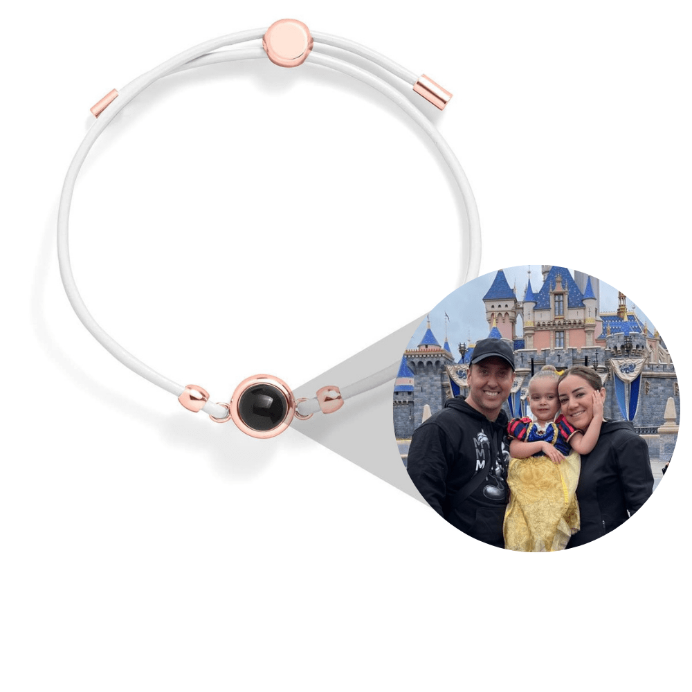 Pulsera de cuero personalizada con foto